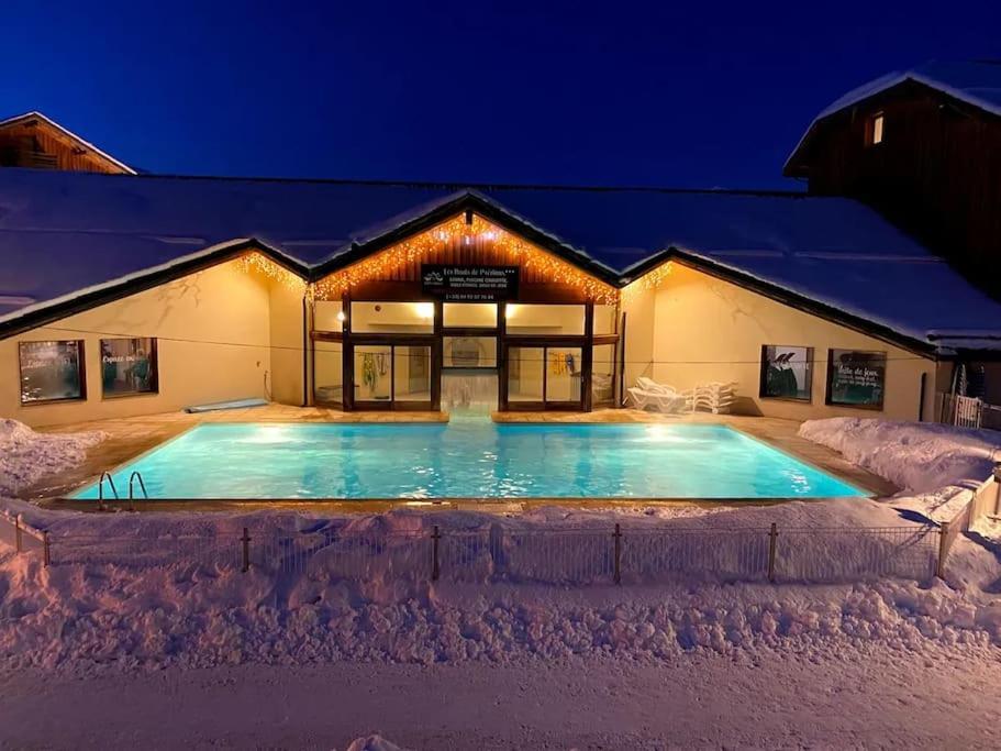 Apartamento T2 + Coin Montagne - Wifi/Piscine - Les Orres 1800 Exterior foto